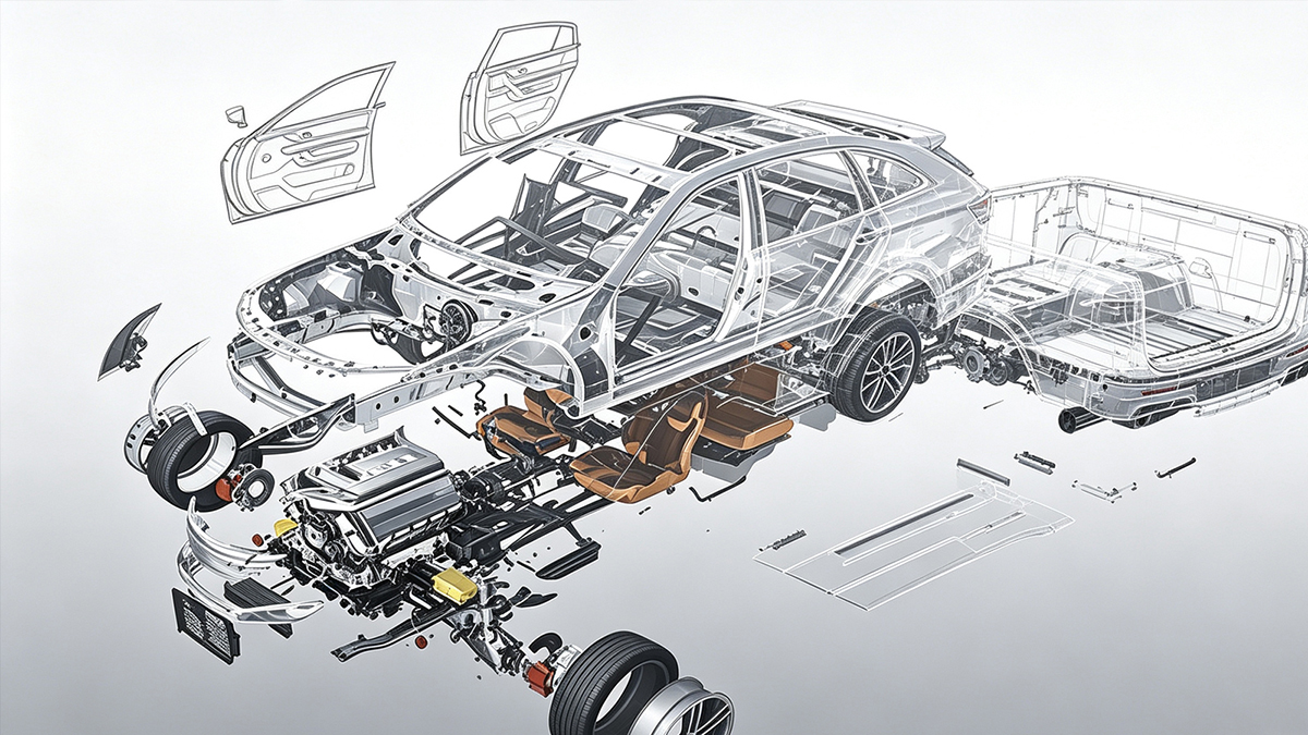 EPC auto parts inquiry system diagram