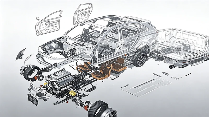 EPC auto parts inquiry system diagram