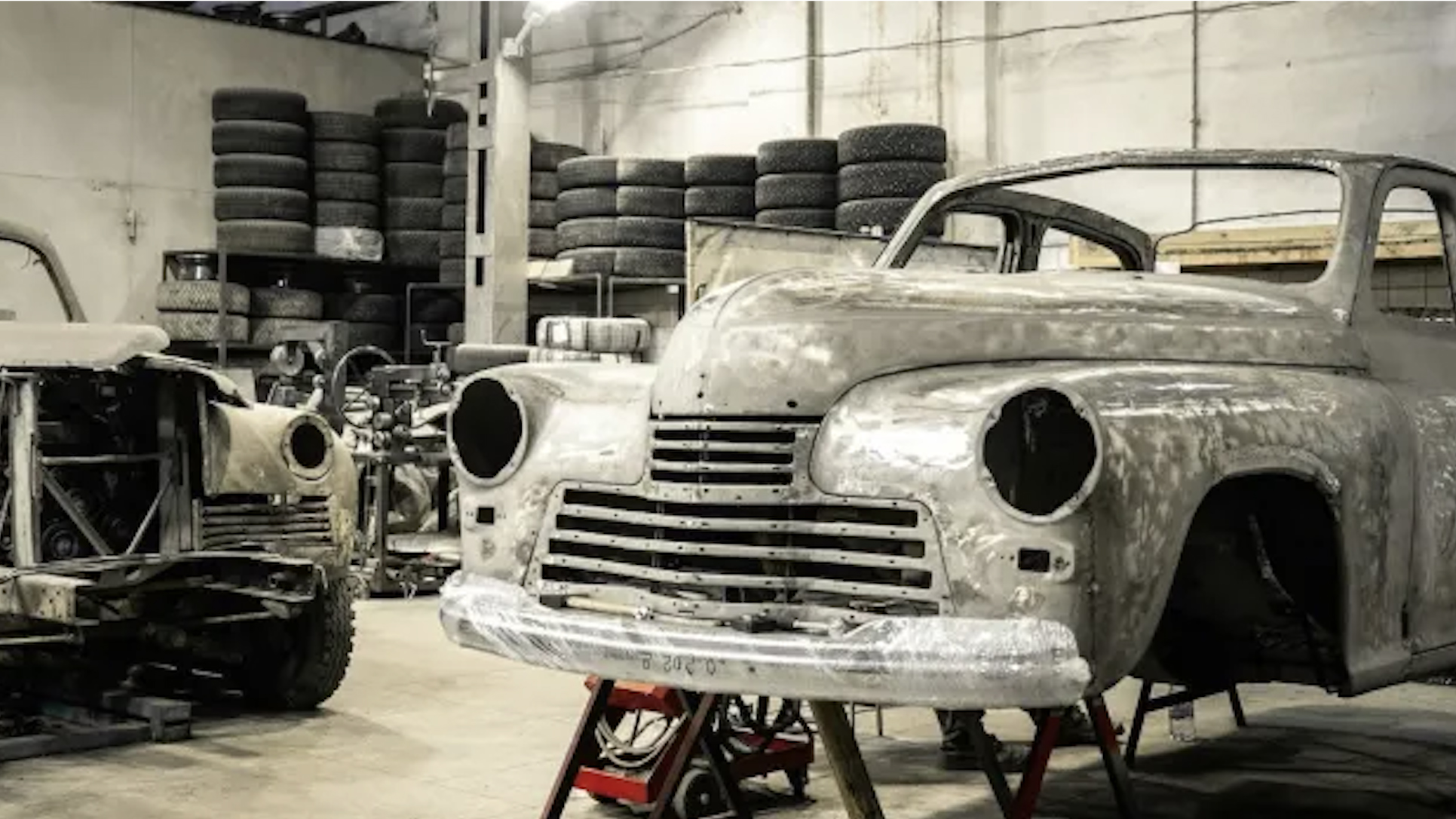 Classic car fuel to electric conversion