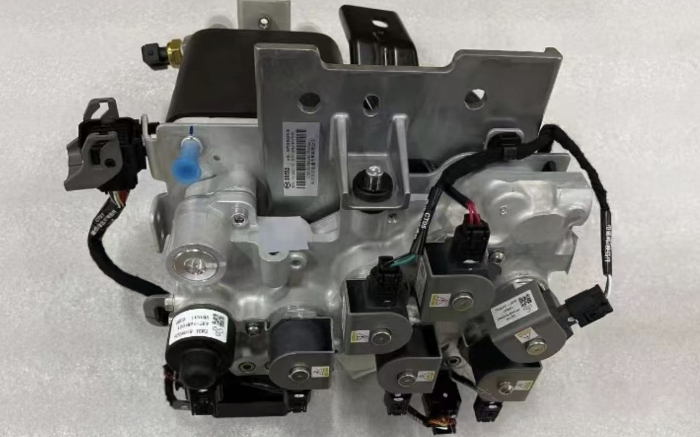 EV auto spare component close-up