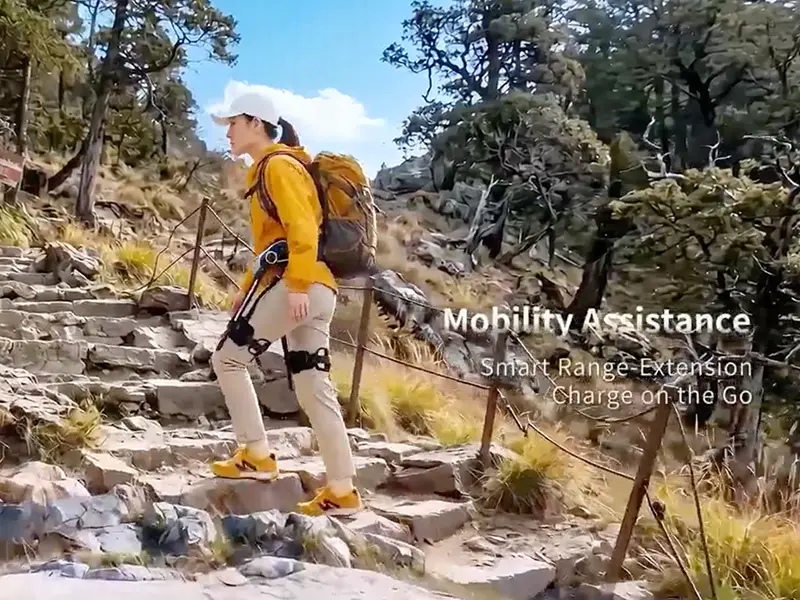 Mountain hiking trekking